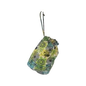 Vera Bradley Retired Limes Up Ditty Drawstring Bag